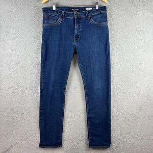 Mavi Zach Jeans Mens 36x33 Straight Leg Blue Medium Wash Stretch Pants